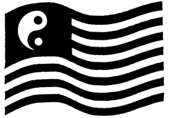 yin yang flag